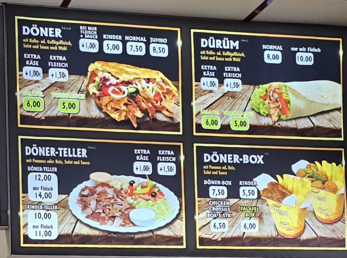 Menu Antalya Doner-1